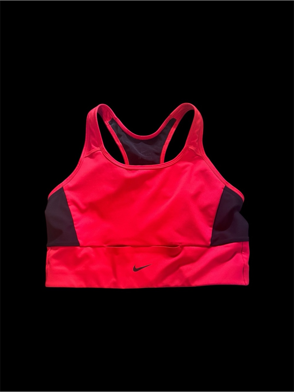 Nike / Red & Black Sports Bra